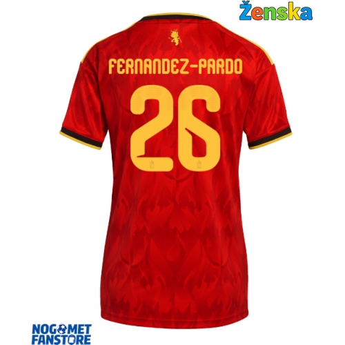 Belgija Matias Fernandez-Pardo #26 Domaci Dres za Ženska SP 2026 Kratak Rukav
